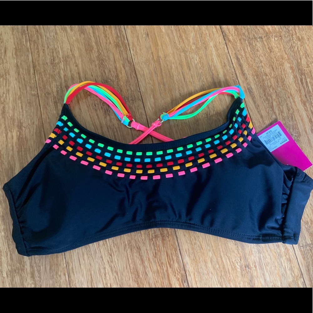 kohl’s rainbow swim top